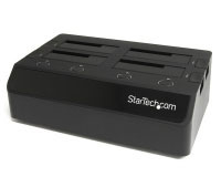 Startech.com Estacin de Acoplamiento para Unidad de Disco Duro SATA de 2,5 y 3,5 pulgadas de 4 Bahas eSATA USB 3.0 (SATDOCK4U3E)